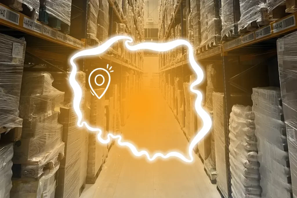 Magazyn LCL Logistic Magazyn Zielona Góra pinezka na Zieloną Górę