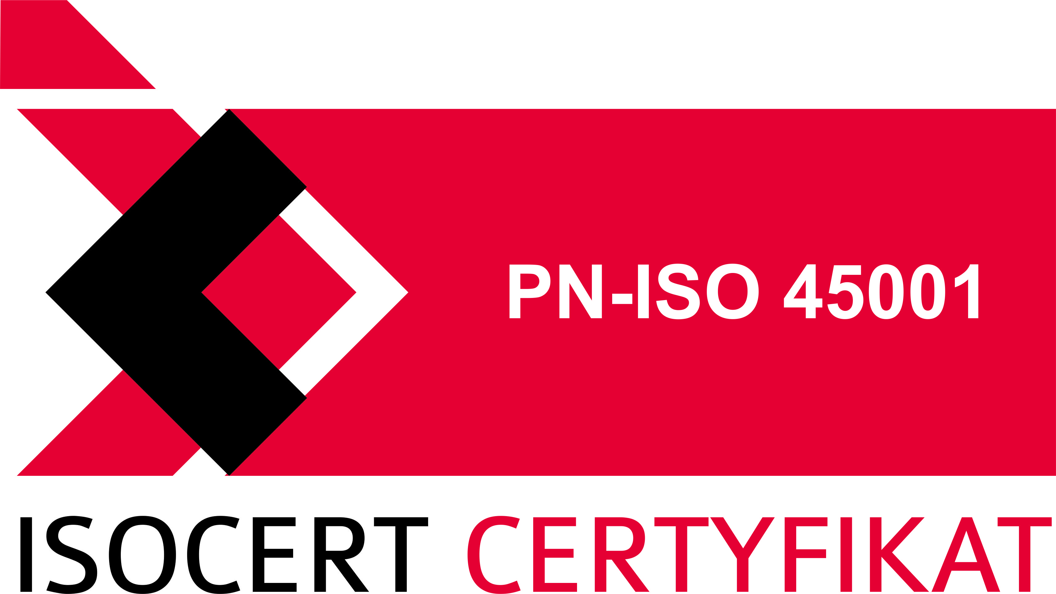 Logo certyfikatu ISO 45001:2024