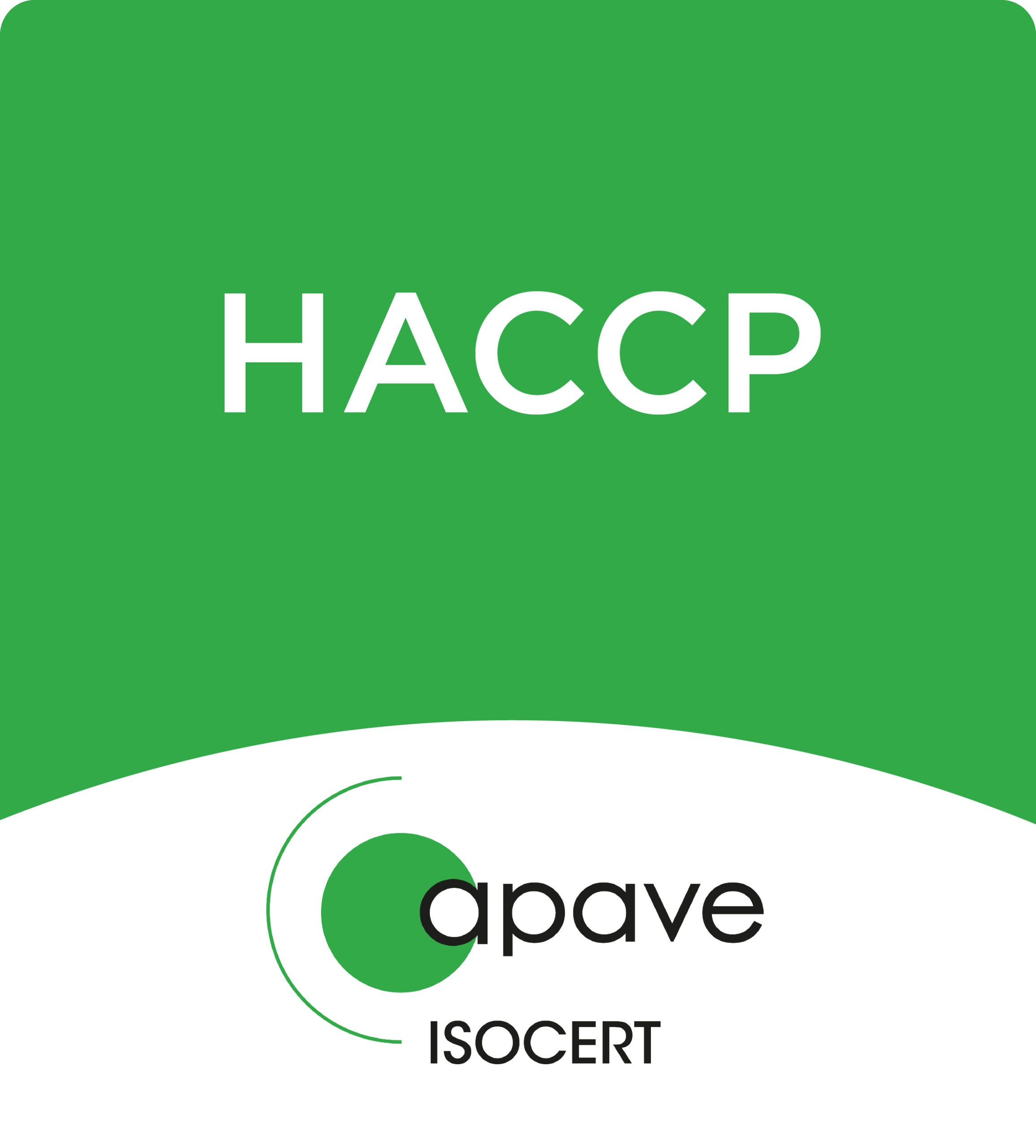 Logo certyfikatu HACCP 2026